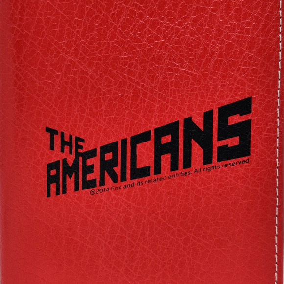 The Americans TV Show Passport Holder Travel Wallet Red Rare Collectible Merch - Picture 2 of 12